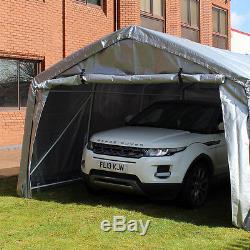 Grey Heavy Duty Instant Garage Car Port Outdoor Tent Storage