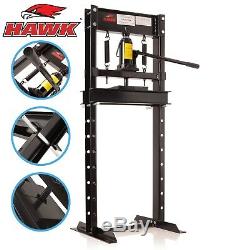 Hawk 12 Ton Heavy Duty Workshop Garage Mechanic Hydraulic Upright Shop Press