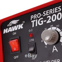 Hawk Tools Professional 200 Amp 230v Inverter Tig Weld Welding Welder Machine