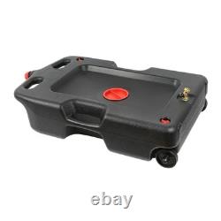 Heavy Duty 58L OIL DRAIN PAN WITH WHEELS