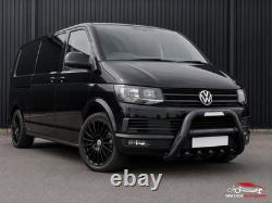 Heavy Duty Front Black Bull Bar VW Transporter T5 & T6 2016+