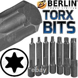 Hex Torx Star & Spline BIT Socket Set 3/8 & 1/2dr Long & Short Reach Allen Key