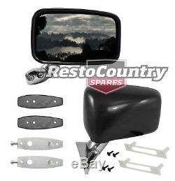 Holden GTS Door Mirror Pair LEFT +RIGHT +Fit Kit HQ HJ HX HZ WB exterior reverse