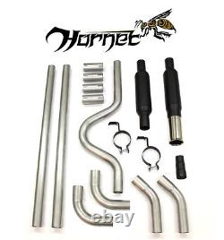 Hornet Adaptable Exhaust Kit 1.75 Bore with 3 Stainless Steel Tailpipe Hornet Adaptable Exhaust Kit 1.75 Bore with 3 Stainless Steel Tailpipe