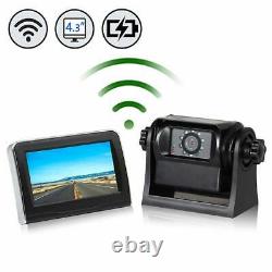 Horse Box Wireless Magnetic Reversing Camera + 4.3 LCD Monitor For Truck, RV, Van