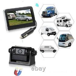 Horse Box Wireless Magnetic Reversing Camera + 4.3 LCD Monitor For Truck, RV, Van