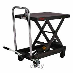 Hydraulic Table Lift Mobile 450 Kgs Cart Platform Table Scissor Lift Trolley