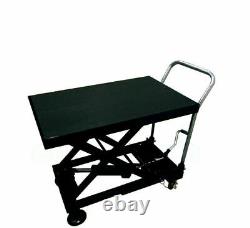 Hydraulic Table Lift Mobile 450 Kgs Cart Platform Table Scissor Lift Trolley
