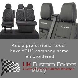 Iveco Daily Front Seat Covers Leatherette With Embroidery (2014-2022) 1026 Bem