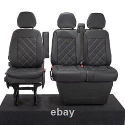 Iveco Daily Front Seat Covers Leatherette With Embroidery (2014-2022) 1026 Bem