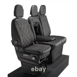 Iveco Daily Front Seat Covers Leatherette With Embroidery (2014-2022) 1026 Bem