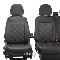 Iveco Daily Front Seat Covers Leatherette With Embroidery (2014-2022) 1026 Bem