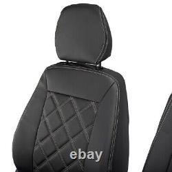 Iveco Daily Front Seat Covers Leatherette With Embroidery (2014-2022) 1026 Bem