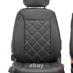 Iveco Daily Front Seat Covers Leatherette With Embroidery (2014-2022) 1026 Bem