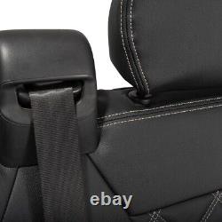 Iveco Daily Seat Covers Front Leatherette Tailored (2014-2022) Black 1026