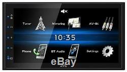JVC KW-M25BT Doppel-DIN MP3-Autoradio Touchscreen Bluetooth USB iPod AUX
