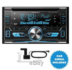KENWOOD DPX-7000DAB 2-DIN CAR/VAN CD iPod DAB+ Bluetooth Stereo + Aerial