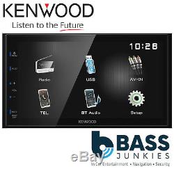 Kenwood DMX-110BT 6.8 Double Din Bluetooth Mechless USB iPhone Media Car Stereo