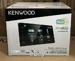 Kenwood DMX-125DAB 6.8 Bluetooth DAB+ Touch Car Android Stereo & DAB Aerial NEW