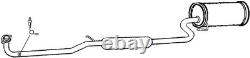 Klarius DU95A Box With Centre Pipe Fits Daihatsu Sirion 1.3i