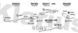 Klarius RN364Q Front Pipe Fits Renault Trafic 1.7