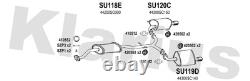Klarius SU118E Box With Centre Pipe Fits Subaru Forester 2.0