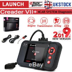 LAUNCH X431 Creader VII+ PRO OBD2 EOBD Diagnostic Scanner Tool ABS Airbag SRS AT