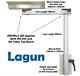 Lagun Table Mount Rv Caravan Swivel & Adjustable Height Table Pedestal New