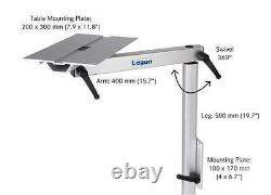 Lagun Table Mount RV Caravan Swivel & Adjustable Height Table Pedestal NEW