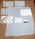 Land Rover Defender L663 Matte Black Bonnet Decal Anti Glare Genuine Vplep0544