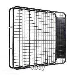 Large Black Aluminium Roof Rack Basket Tray Luggage Cargo Carrier with Bars XL