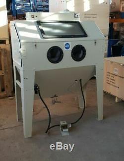 Large Sand Blast Cabinet SBC420 Grit Blast Cabinet for Restoration work (Cream)