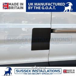 Large Van Security Shield For Ford Transit MK8 2014-On Left Side Door Black