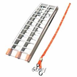 Loading Ramp Folding Aluminium x1 Motorcycle Bike Motorbike MX 340 KG & Strap