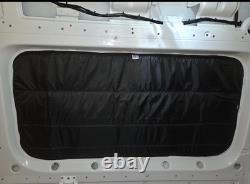 MAN TGE / VW Crafter 2017+ Magnetic Black Thermal Window Blinds Internal Fit