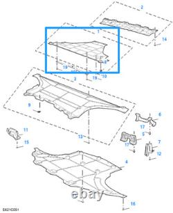 MG 4 SE & TROPHY 2022-2025 Rear Middle Undertray Bottom Big Deflector