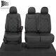 Man Tge Front Seat Covers Leatherette Tailored (2017 Onwards) Black 1023