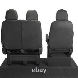 Man Tge Front Seat Covers Leatherette Tailored (2017 Onwards) Black 1023