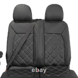 Man Tge Front Seat Covers Leatherette Tailored (2017 Onwards) Black 1023