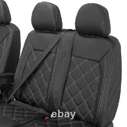 Man Tge Front Seat Covers Leatherette Tailored (2017 Onwards) Black 1023