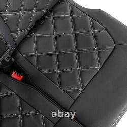 Man Tge Front Seat Covers Leatherette Tailored (2017 Onwards) Black 1023