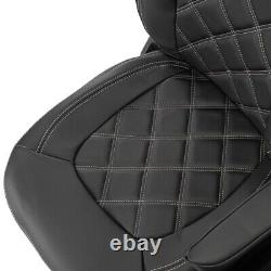 Man Tge Front Seat Covers Leatherette Tailored (2017 Onwards) Black 1023