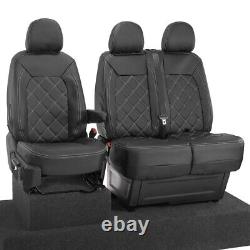 Man Tge Front Seat Covers Leatherette Tailored (2017 Onwards) Black 1023