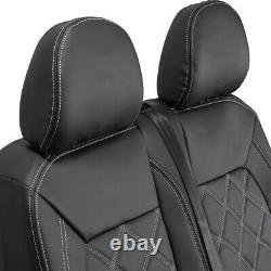 Man Tge Front Seat Covers Leatherette Tailored (2017 Onwards) Black 1023