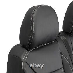 Man Tge Front Seat Covers Leatherette Tailored (2017 Onwards) Black 1023