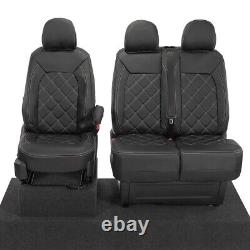 Man Tge Front Seat Covers Leatherette Tailored (2017 Onwards) Black 1023