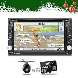 +Map+Cam Autoradio Doppel 2Din Mit GPS Nav Bluetooth TouchScreen DVD USB RDS MP3