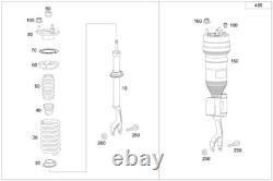 Mercedes-Benz Genuine Helical Spring Front Fits GLC C253 X253 A2533211404