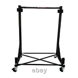 Mercedes Pagoda Sl Convertible Hardtop Stand Storage Trolley Black 050