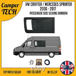 Mercedes Sprinter 06-25 Passenger side SLIDING Window with Bonding Kit + U-Trim